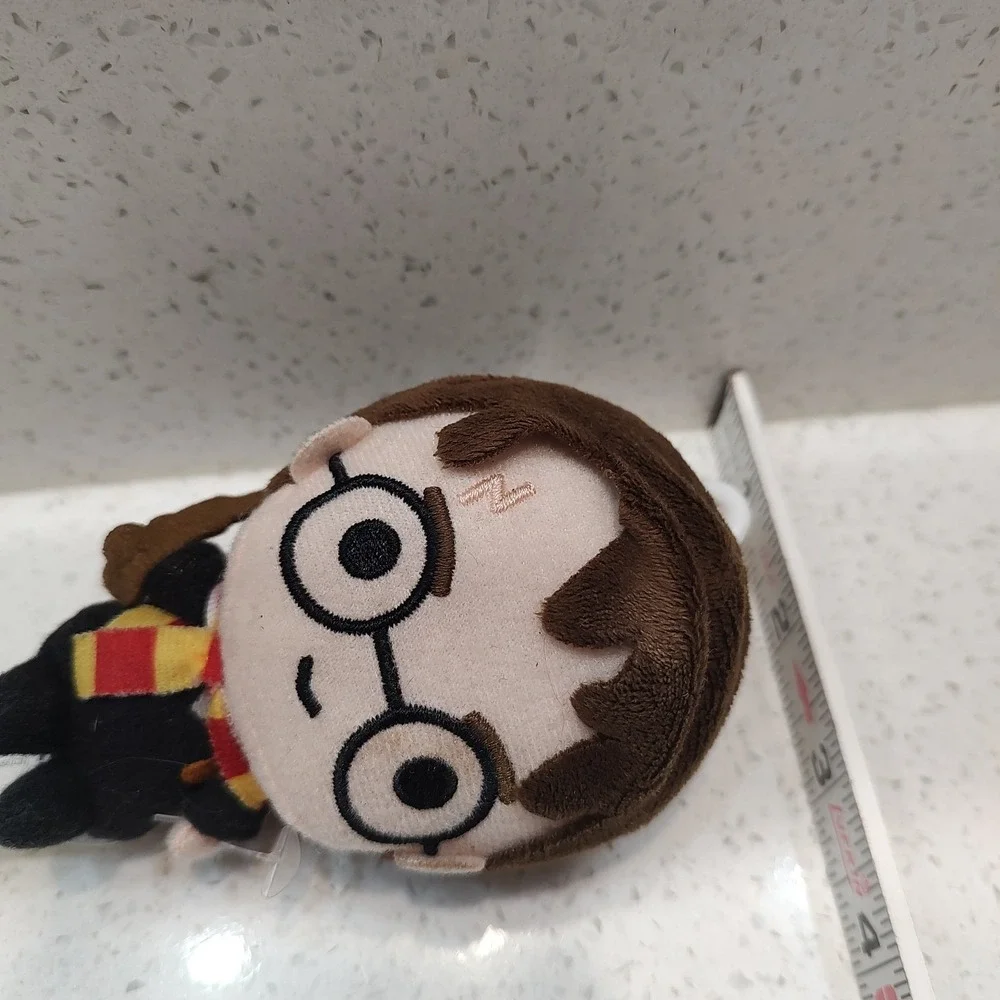 Harry Potter Plush Clip On You Me 4 Inch Wand Glasses Scar Lightning Bolt